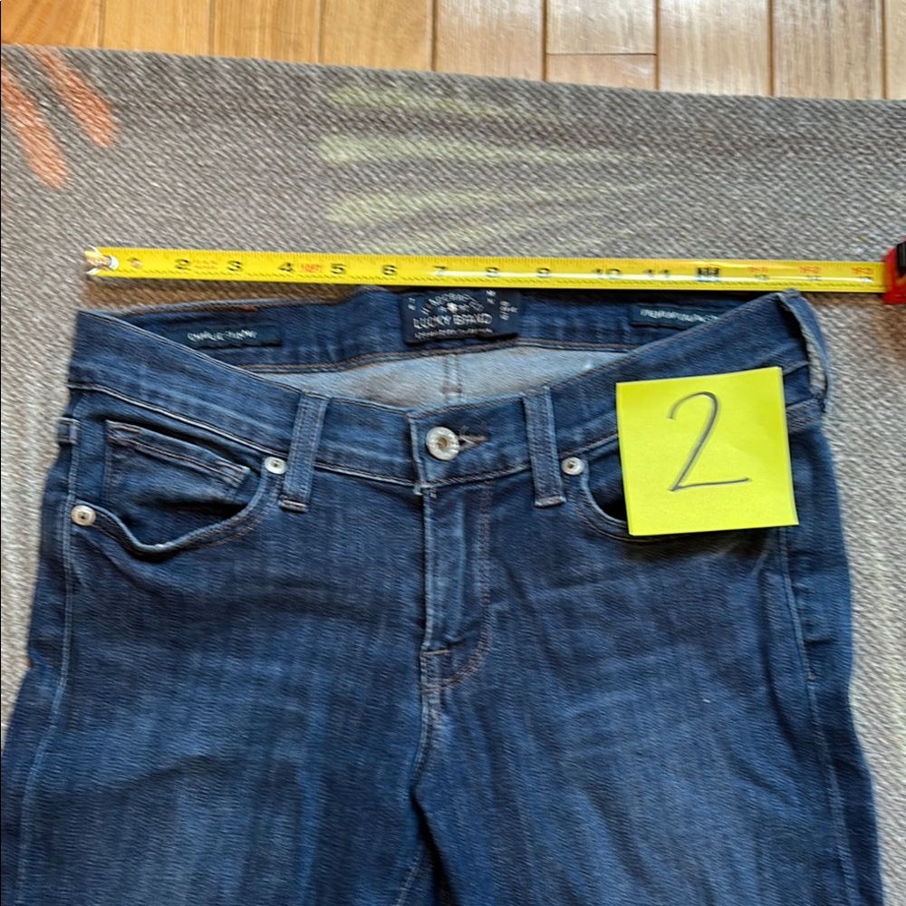 LUCKY ๐ BRAND SKINNY JEANS 2 PAIR SZ 6/28 - Picture 10 of 14